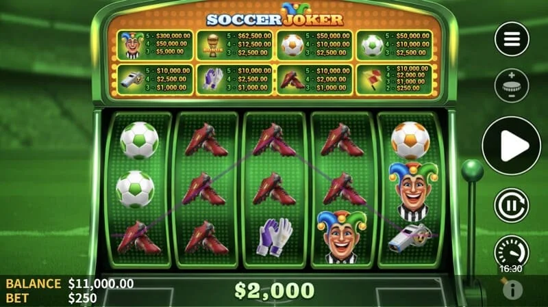 Soccer Joker - michanganyiko ya ushindi kwenye reli